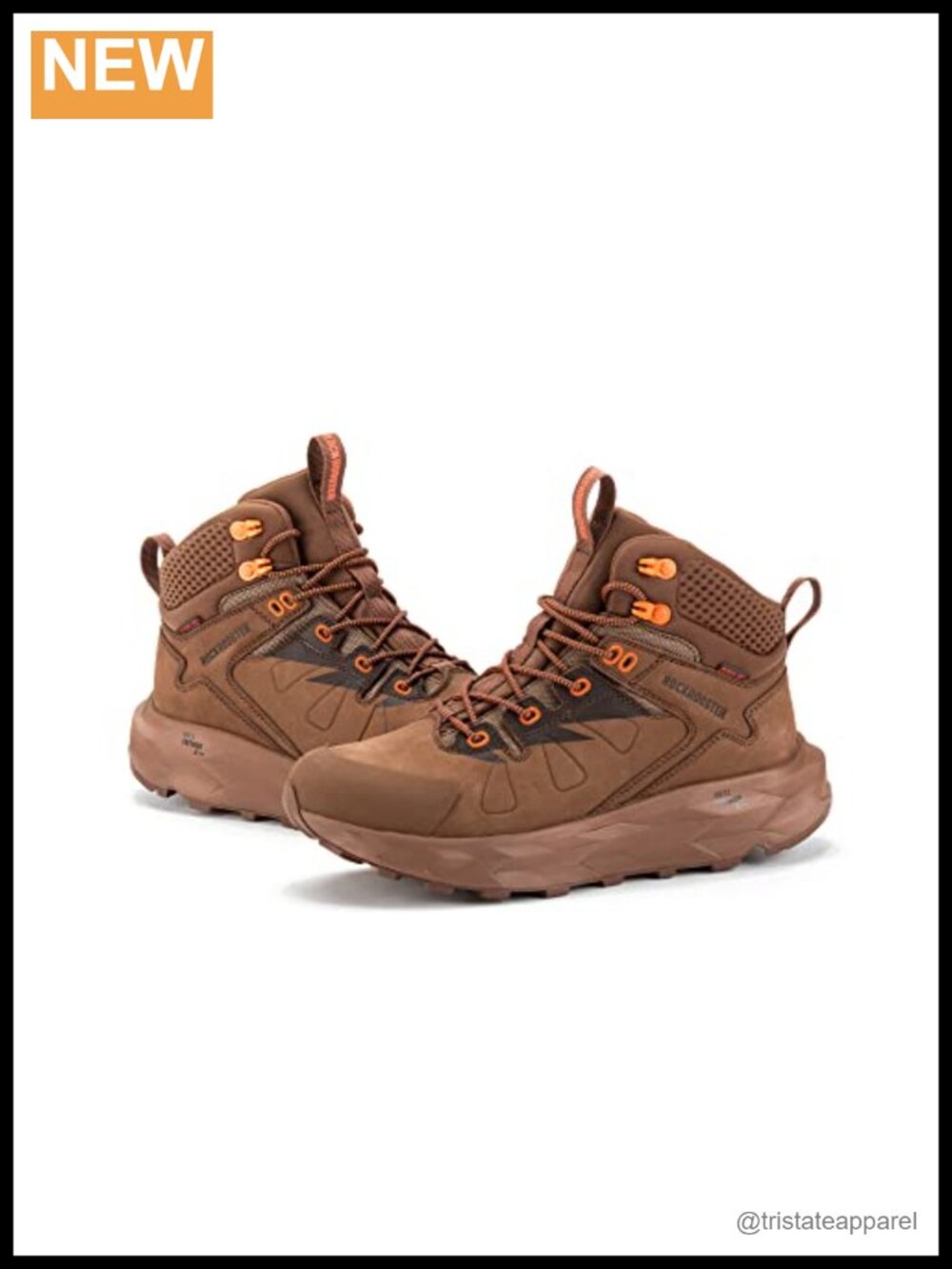 Rockrooster Waterproof Hiking Boots, Leather, Arch Support